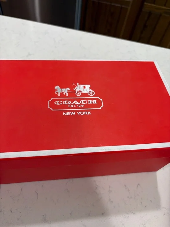 Coach Light Blue Canvas Espadrille Slip-Ons - Picture 8 of 9